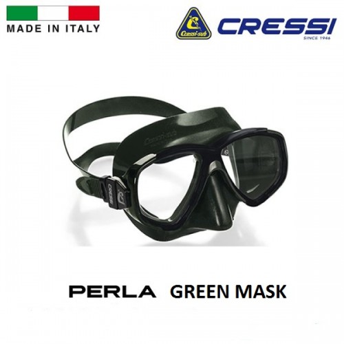 CRESSİ PERLA  GREEN ( YEŞİL ) MASKE
